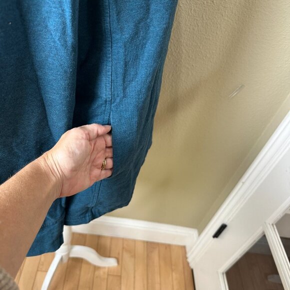 Lululemon Coast Wrap II Jacket Long Sleeve Top Coat Size 10 Teal - Picture 11 of 14